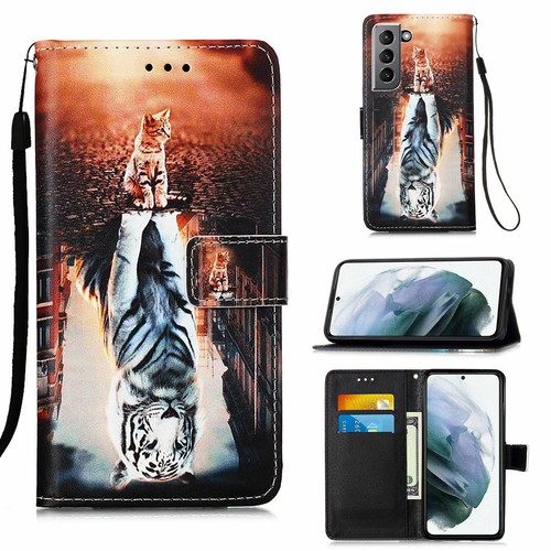 Leahter Flip Card Wallet Luxury Back Case For Samsung S20 Lite S21 FE Ultra 5G - Picture 10 of 18