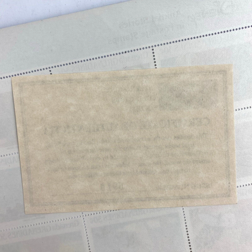 Disney Postage Stamps Animal Stories in Grenada Dumbo w/ Certificate Vintage - Picture 5 of 5