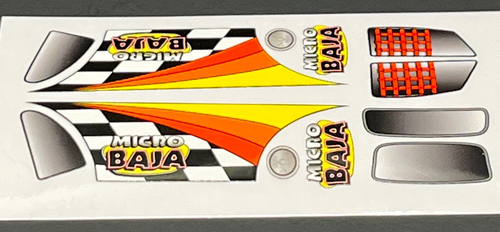 BOKI Racing Micro Baja Bug Body 1/36 With Decals Vintage RC - Picture 7 of 12