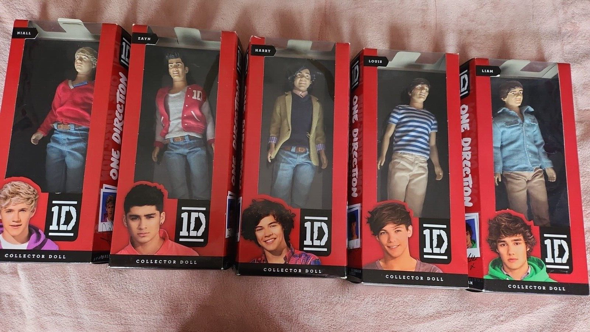 One Direction 1st Generation Collector Dolls Complete Set 2012