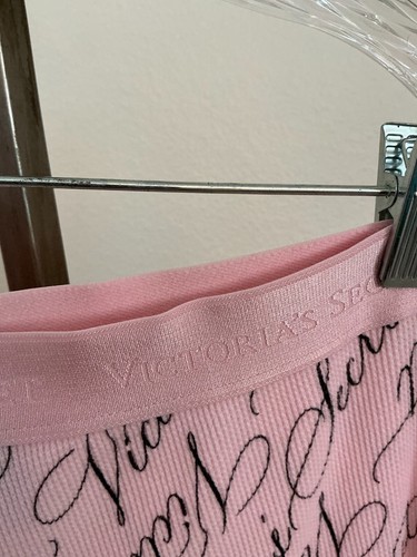 Victoria's Secret Thermal Long Pajama Set Pink Color Size L - Picture 13 of 15