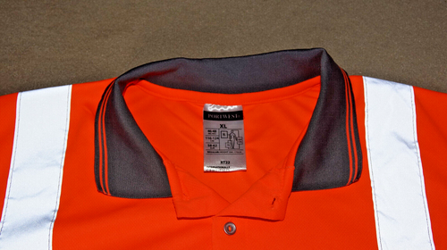 Arbeitsschutz Polo-Shirt Gr. XL orange mit Warnstreifen NEU & Unbenutzt & OVP - Bild 5 von 8