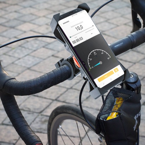 360° Bicycle Handlebar Holder Mobile Phone Smartphone Bike Suitable For Lg G6 - Picture 3 of 6