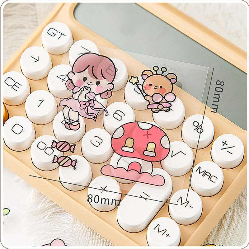 50Pcs of Non-repetitive PET Waterproof Cute Ledger Stickers Cut-free Stickers JC - Picture 10 of 12