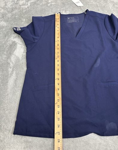 Figs Women’s Casma Three-Pocket Scrub Top Size Large Blue NWT - Picture 10 of 11