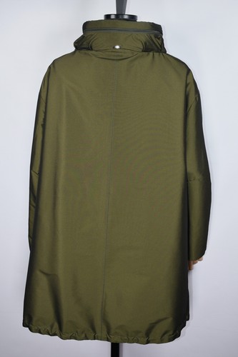 HERNO Women's Nylon Olive Coat Jacket size 42 - Picture 9 of 11