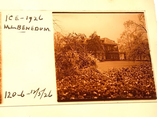 L1-25 ILFORD ALPHA LATERNE PLATTE / SLIDE - M.L. BENEDUM RESIDENZ 1926 - Bild 2 von 2