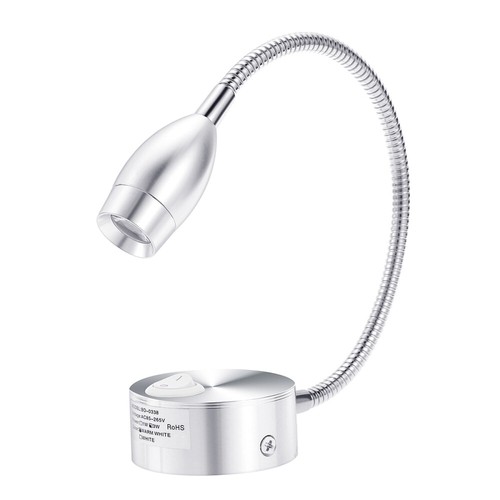 LED Leselampe Wandleuchte Wandlampe Bettleuchte Schwanenhals Warmweiß + Schalter - Bild 9 von 15