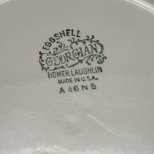 Vintage HOMER LAUGHLIN KASCHMIR GEORGISCHE EIERSCHALE 6 Stck. Platz Einstellung Teller Schüsseln Tasse - Bild 4 von 15