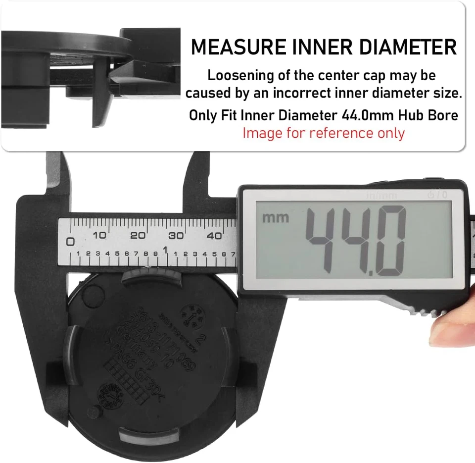 Tapacubos centrales de rueda 4 piezas 55 mm 2,16 pulgadas para llantas Cooper Countryman #36131171069 Foto 3 de 4