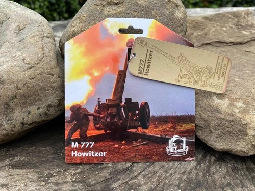 Tag Military KEYCHAIN Howitzer M 777 Ukraine War Limited edition CAMO - Picture 5 of 13