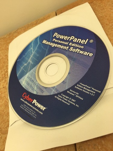 CyberPower PowerPanel Management Software CD personal edition Cyber Power Panel - Picture 10 of 12