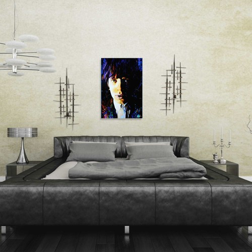 MICK JAGGER "Poetic Secrets" 22x32 Pop Art Giclee on Reverse-Mark Lewis Acrylic