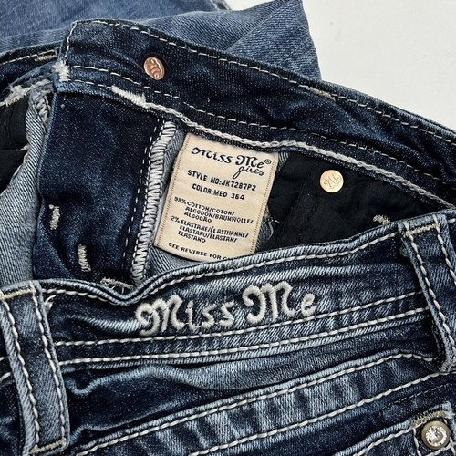 Miss Me Kids Cuffed Capri Jeans Size 14(juniors) JK7287P2  - Picture 6 of 9