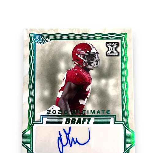 2020 Leaf Ultimate Draft Dylan Moses RC Auto 06/20 Alabama Crimson Tide Jaguars - Picture 3 of 5