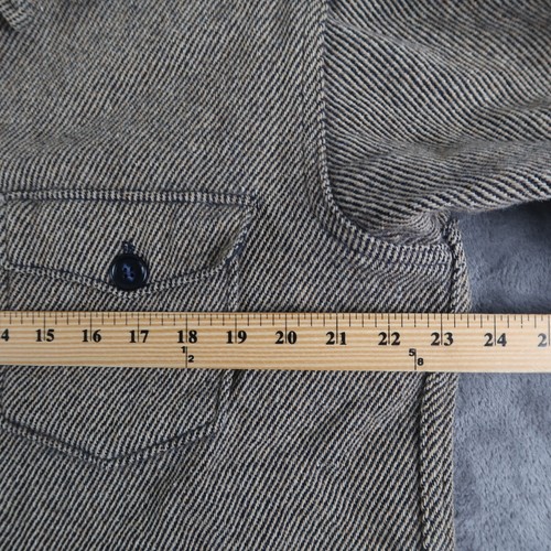 VTG Woolrich Shirt Jacket Men's L Brown Wool Blend Shacket 70s 80s - Picture 9 of 12