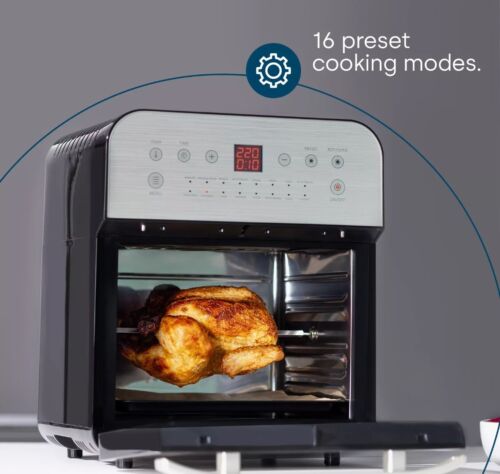 Digital Air Fryer 12L Oven Low Fat Healthy Cooker Oil Free Fry Rotisserie Chip - Picture 6 of 10