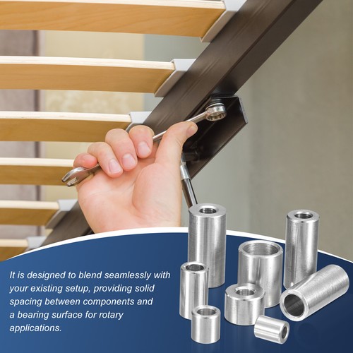 10Pcs 304 Stainless Steel Spacers, 6mm ID x 10mm OD x 35mmL for 1/4" or M6 Screw - Picture 4 of 5