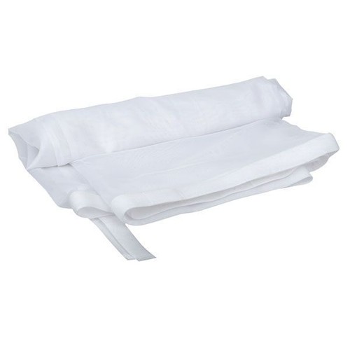 Cortina de Feria Blanca Cortina Decorativa Plegada 3x3m Cortina de Escenario - Imagen 2 de 3