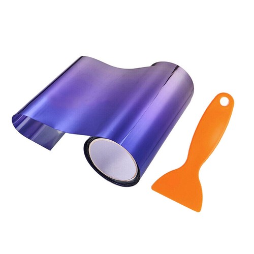 Car Sun Visor Strip Tint Film Car Front Windshield UV Shade Accessories Purple - Picture 9 of 12