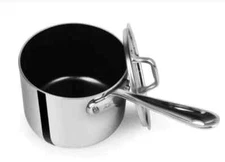 All-Clad 4202 Tri-Ply Stainless-Steel Non-Stick  2-qt Sauce Pan with lid