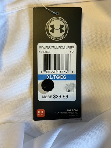 Under Armour Women's Strike Zone White Softball Pant Size X-Large - Picture 4 of 7