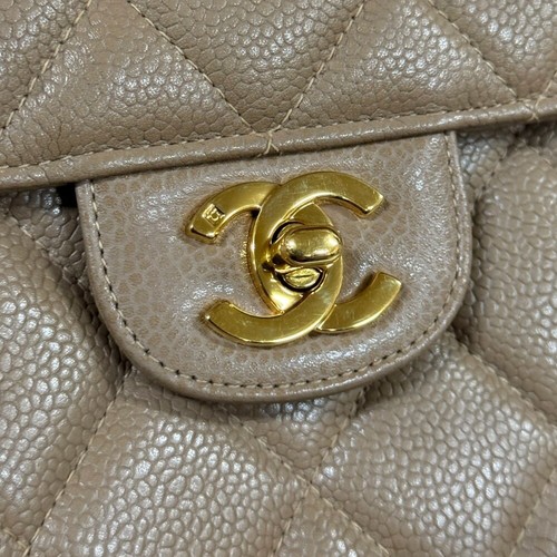 CHANEL Shoulder Bag Caviarskin Chain Matrasse used - Picture 10 of 11
