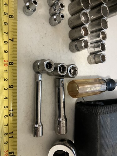 CRAFTSMAN SOCKET SET 50 Pc 1/4” , 3/8” Drive SAE/MM 6 & 12 pt Ratchet Tools - Foto 4 di 8