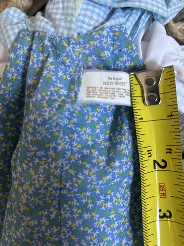 VINTAGE HOLLY HOBBIE KNICKERBOCKER RAG GIRL DOLL STUFFED ANIMAL PLUSH TOY 13 in - Picture 11 of 12