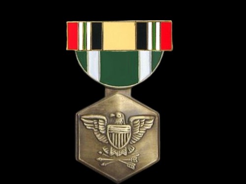 NAVY COMMEDATION MEDAL RIBBON LAPEL PIN KOREA VIETNAM AFGHANISTAN IRAQ - Picture 8 of 14