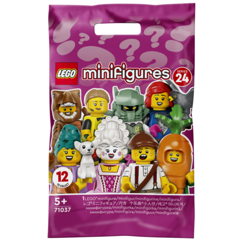 Original LEGO® Minifiguras 71037 Series 24 - Fan con Disfraz de T. rex - Imagen 2 de 2