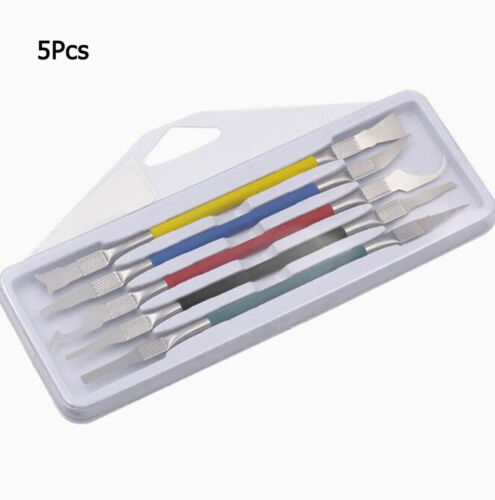5Pcs PCB Mobile Phone Motherboard Chip Repair Edge Glue Removal Scraper Tool - Picture 3 of 4