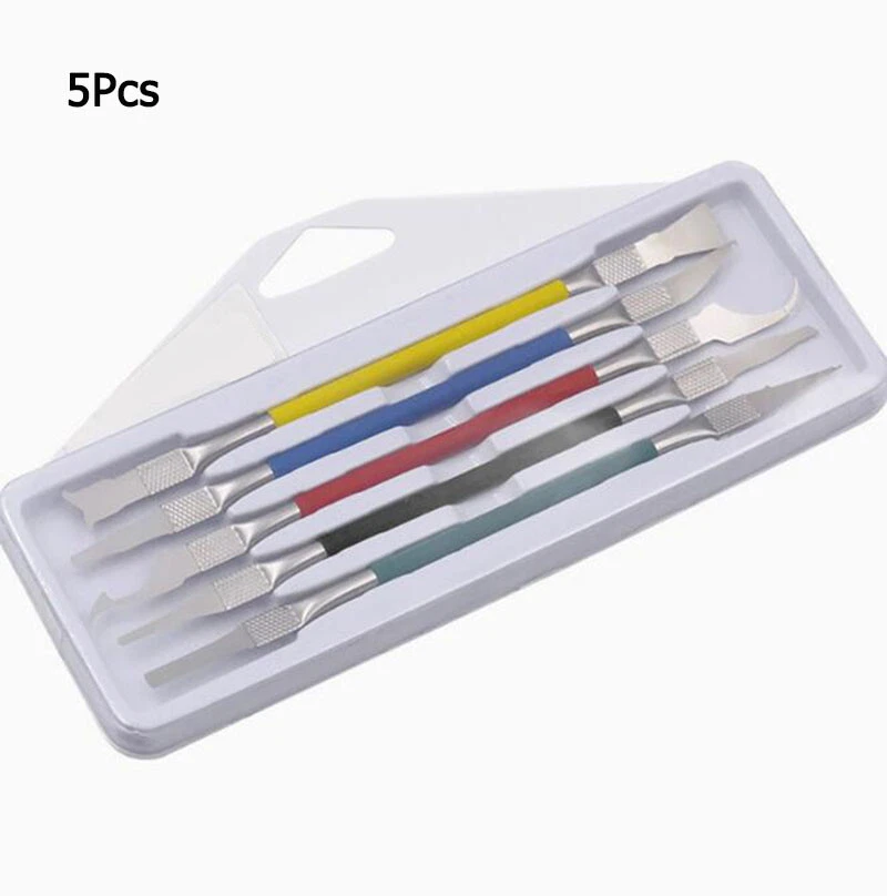 5Pcs PCB Mobile Phone Motherboard Chip Repair Edge Glue Removal Scraper Tool - Image 3 of 4