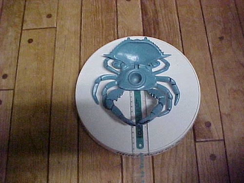 (3)-Blue Orange crab,door knocker,cigar snuffer,crab mallet or candle holder - Picture 6 of 12