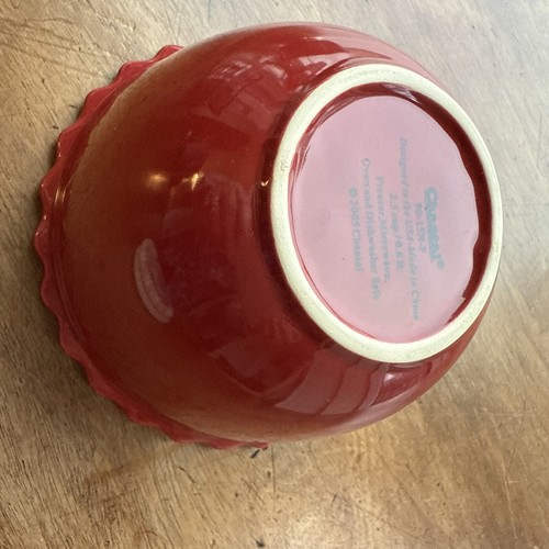 CHANTAL BOWL DEEP RED 2.5 Cup #90-15N-F 2005 - Picture 7 of 8