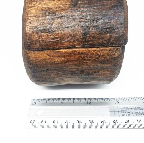 Gift Teak Wood Decorative Storage Box With Lid Wooden Versatile Trinket Craft - Picture 9 of 12