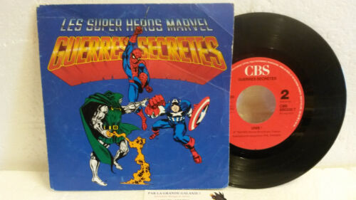 45T BO Les Super Heros Guerres Secretes SP Vinyle CD Marvel Secret Wars Trainer - Photo 1/3