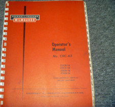 Kearney & Trecker Milwaukee 315CH-16 Milling Machine Parts Catalog Manual CHC-63