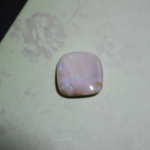 Cabujón de piedras preciosas de ópalo de fuego australiano natural de 4,20 quilates para hacer joyas. - Imagen 4 de 10