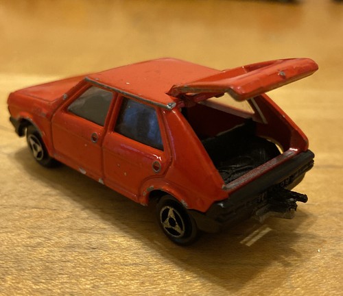 Vintage MAJORETTE Fiat Ritmo No 239 France Rare Original Old Car Trunk Opens +++ - Picture 6 of 9