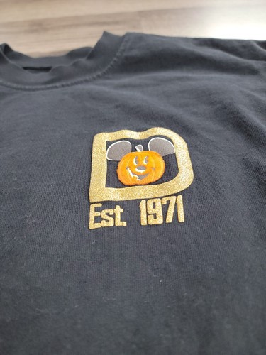 Walt Disney World Halloween Candy Spirit Jersey Adult Small Long Sleeve Crewneck - Picture 6 of 13
