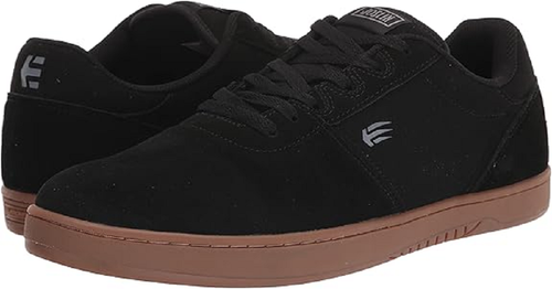 ETNIES 4102000144 964 JOSL1N Mn`s (Medium) Black/Gum Suede Skate Shoes - Picture 2 of 7