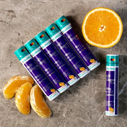 Sunberg 1000mg Multi Collagen Peptide Liquid Shots Type I, II, III Supplement - 第 11/27 張圖片