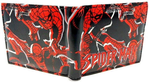 Marvel Avengers Character Comic Bi-fold Wallet Super Heroes Gift Fan Kids MEN - Picture 36 of 59