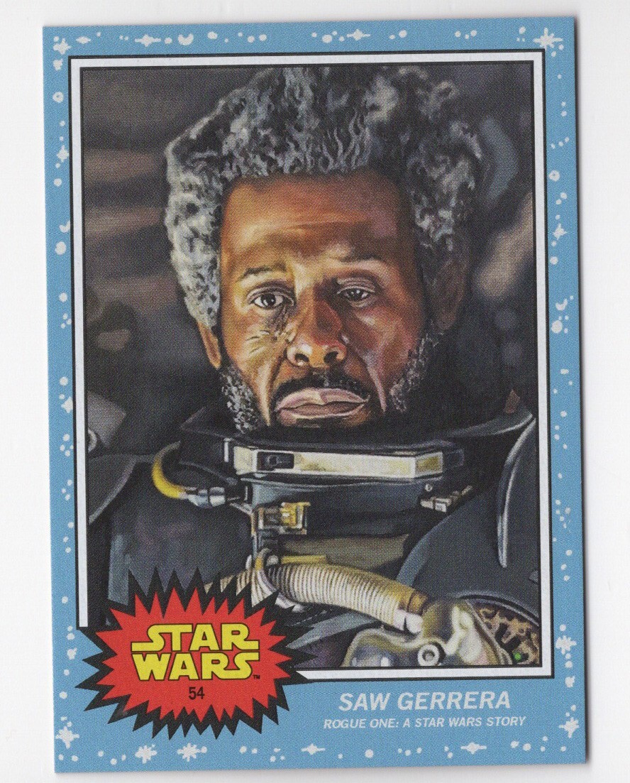 Saw Gerrera 2019 Topps Star Wars Living Set Card Rogue One #54