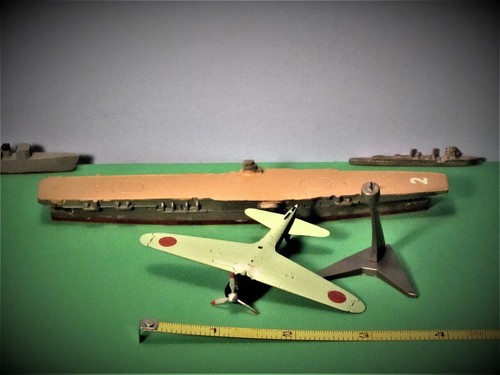 1:144 'N' Scale Mini Plane WW2 Japanese Mitsubishi A6M2b-21 'Zero' w/Stand FToys - Bild 5 von 5
