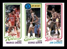 1980 Topps Basketball #37 Cheeks Gervin Chones EX/MT *e10