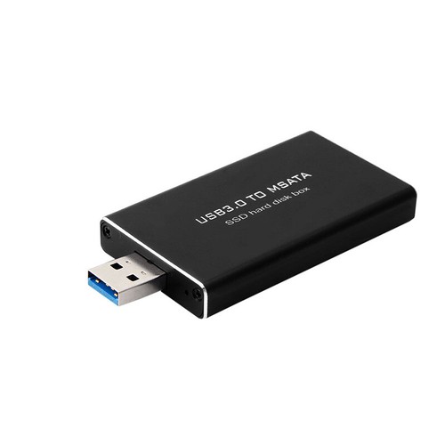 USB 3.0 to mSATA SSD Hard Disk Box Converter Adapter Enclosure External for Case - Afbeelding 7 van 7