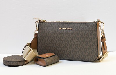 MICHAEL KORS JET SET TRAVEL SMALL CROSSBODY BAG TECH