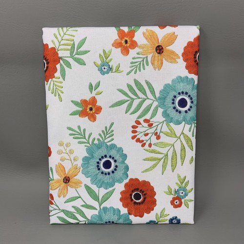 Fiesta Indoor Outdoor Fabric Tablecloth Floral Enchantment 70" Round - Picture 2 of 6